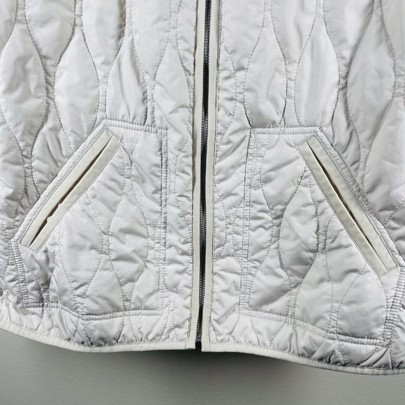 Old Navy Ivory/Off White Quilted Classic Vest - Picture 7 of 8